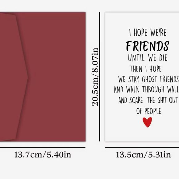 Eternal Pals: Ghost Friends Forever Greeting Card - Picture 2 of 6